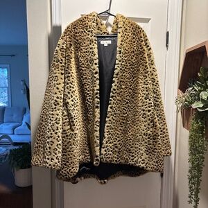 Cheetah Dressbarn XL coat